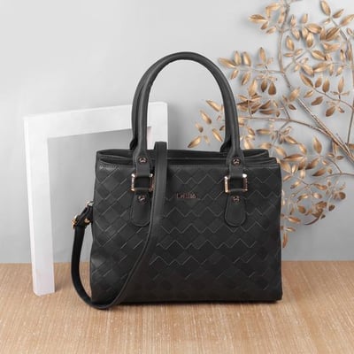 Women Black Satchel Bag