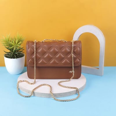 Women Tan Sling Bag