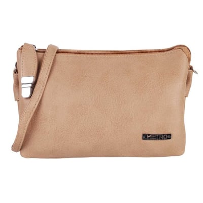 Women Beige Sling Bag