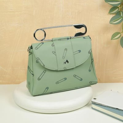 Women Green Sling Bag