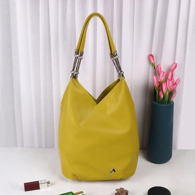 Women Yellow Hobo Bag