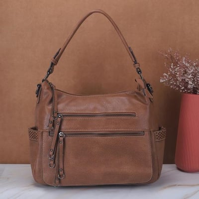 Women Brown Hobo Bag