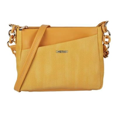 Women Yellow Sling Bag