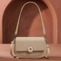 Women Beige Sling Bag