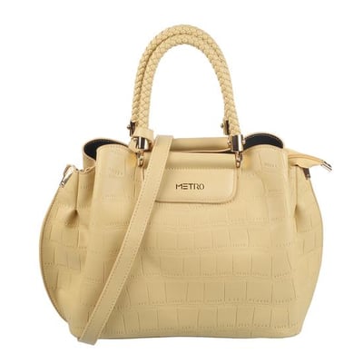 Women Yellow Satchel Bag