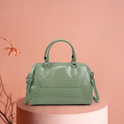 Women Olive Satchel Bag