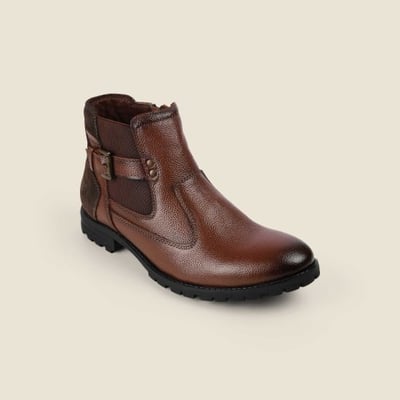 Men Tan Casual Boots