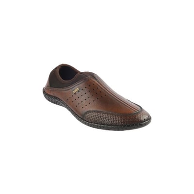 Men Brown Casual Slip Ons
