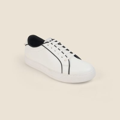 Men White-black Casual Sneakers
