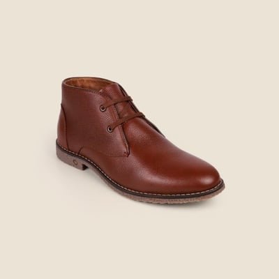 Men Tan Casual Boots