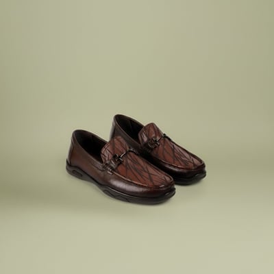 Men Tan Formal Moccasin