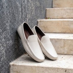 Men White Casual Loafers