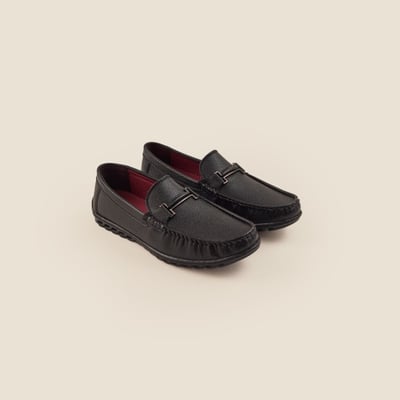 Men Black Casual Loafers