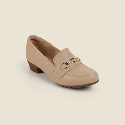 Women Beige Formal Pumps