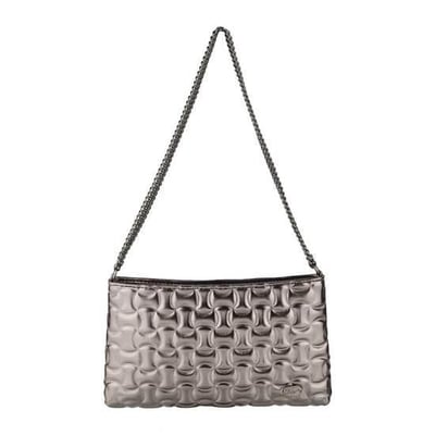 Women Gun-Metal Shoulder Bag