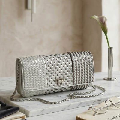 Women Grey Evening Bag