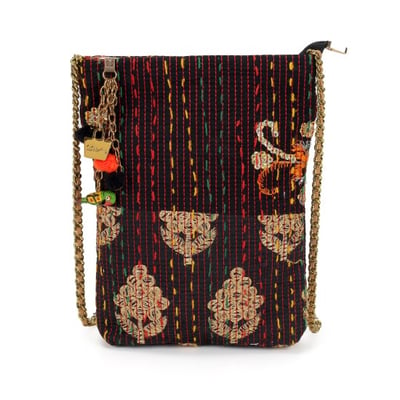 Women Black-multi Mobile Cover