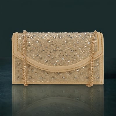 Women Gold Evening Bag
