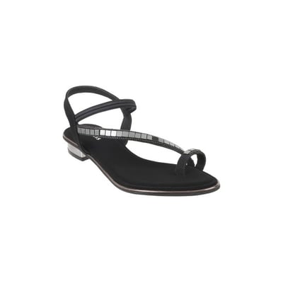 Girls Black Casual Sandals