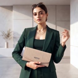 Women Beige Wallet