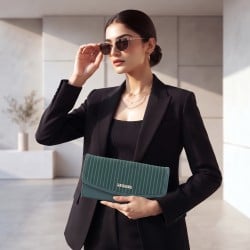 Women Green Wallet
