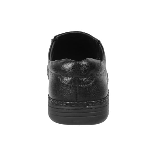 Buy Metro Men Black Formal Moccasin Online | SKU: 19-467-11-40