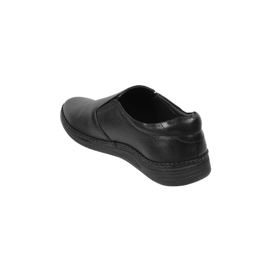 Buy Metro Men Black Formal Moccasin Online | SKU: 19-467-11-40