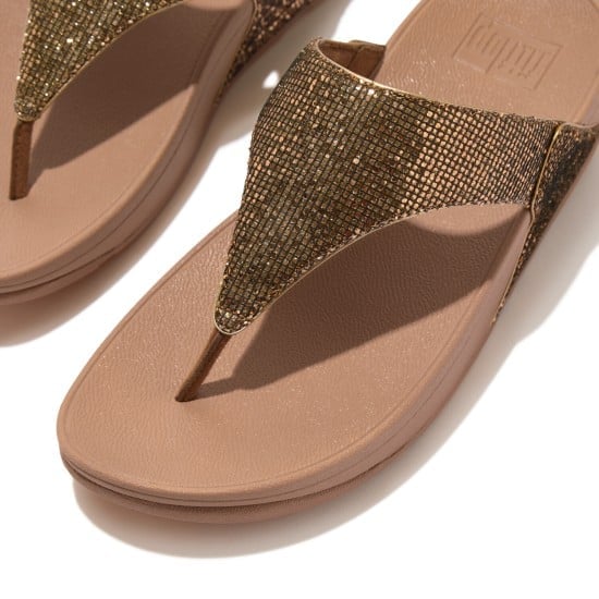 Buy Fitflop Lulu Glitterball Toe-Post Sandals Online | SKU: 228