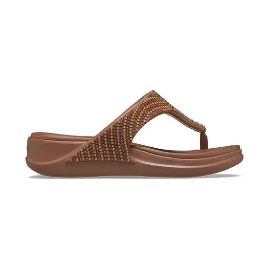 Women Bronze Casual Slippers
