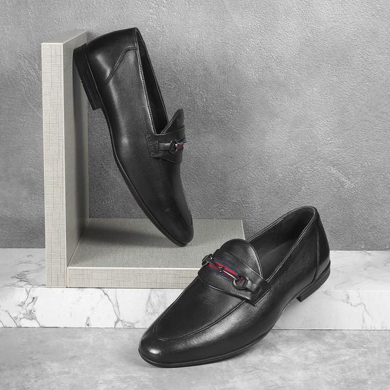 Men Black Formal Moccasin