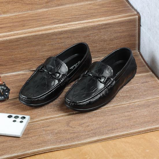 Men Black Casual Loafers