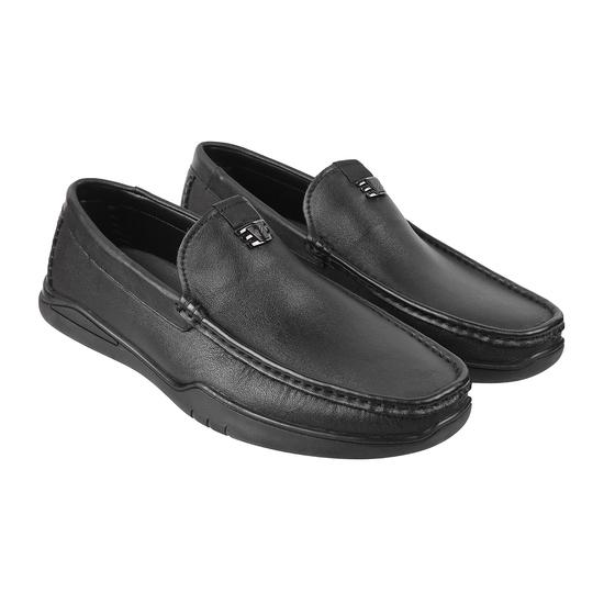 Men Black Casual Loafers