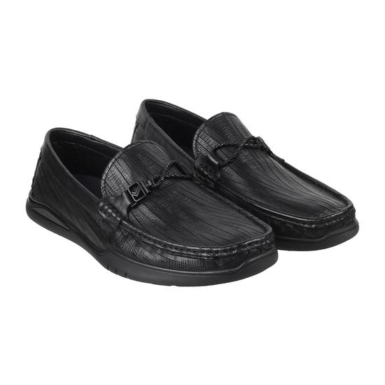 Men Black Casual Loafers