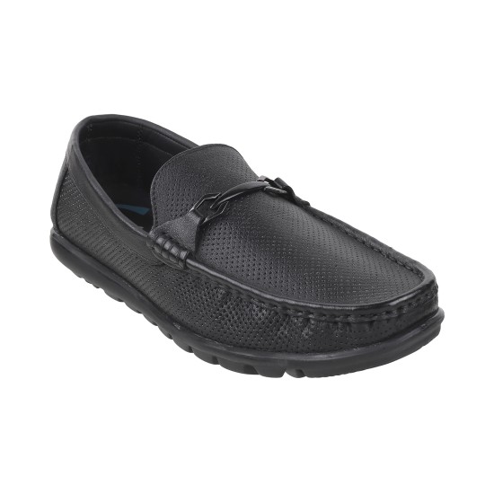 Men Black Casual Loafers