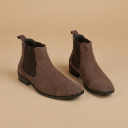 Brown-suede