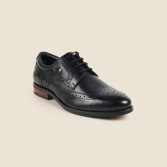 Men Black Formal Brogue