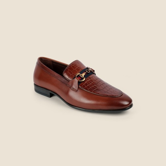 Men Tan Party Moccasin