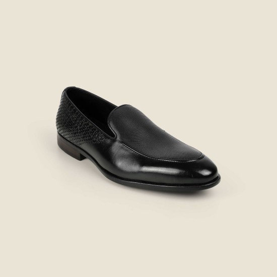 Men Black Formal Moccasin