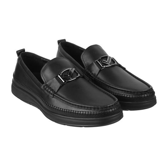 Men Black Casual Loafers