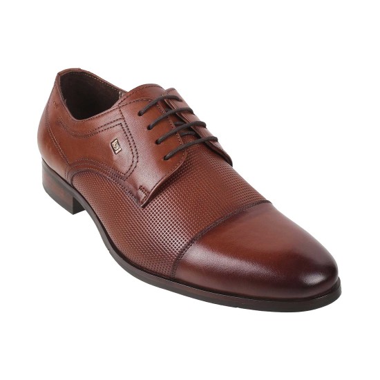 Men Tan Formal Oxford