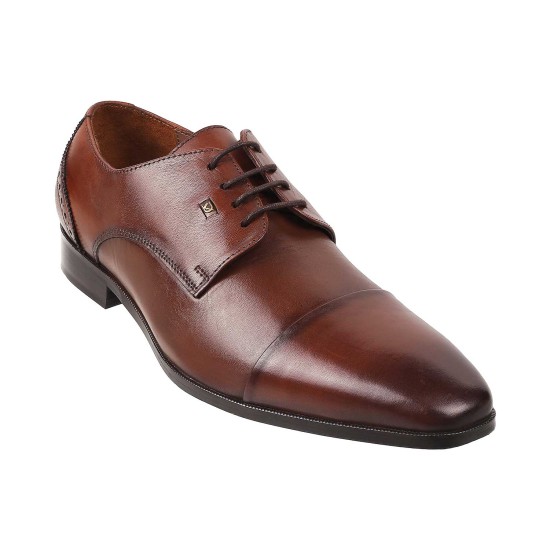 Men Brown Formal Oxford