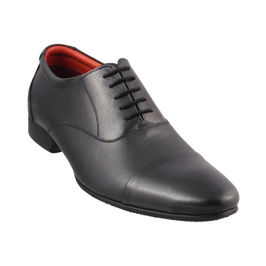 Men Black Formal Oxford