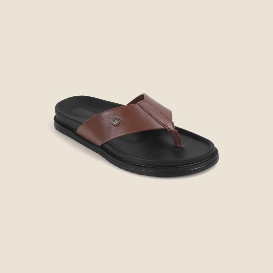Men Tan Casual Slippers