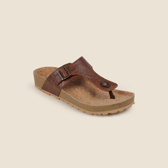Men Tan Casual Slippers
