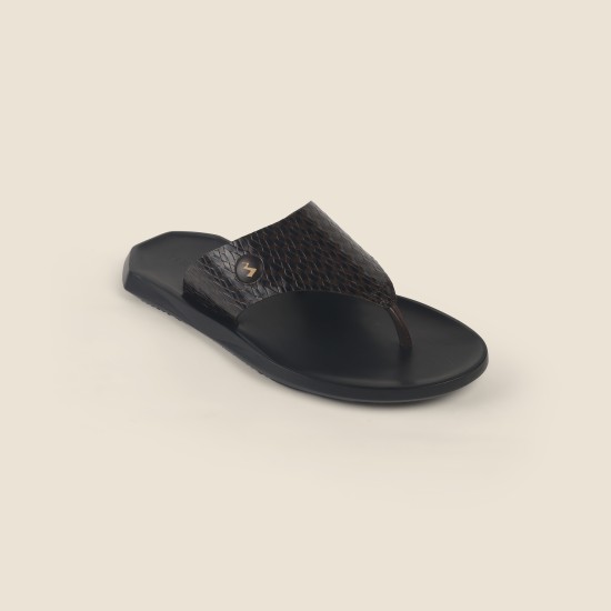 Men Brown Casual Slippers
