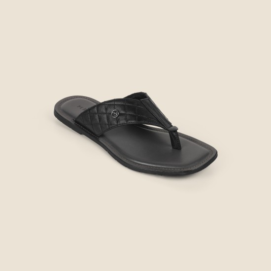 Men Black Casual Slippers