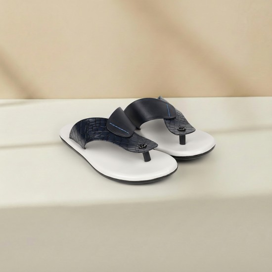 Men White Casual Slippers