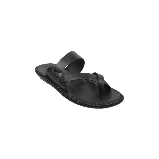 Men Black Casual Slippers