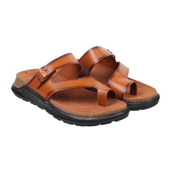 Men Tan Casual Slippers