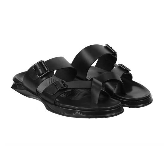 Men Black Casual Slippers